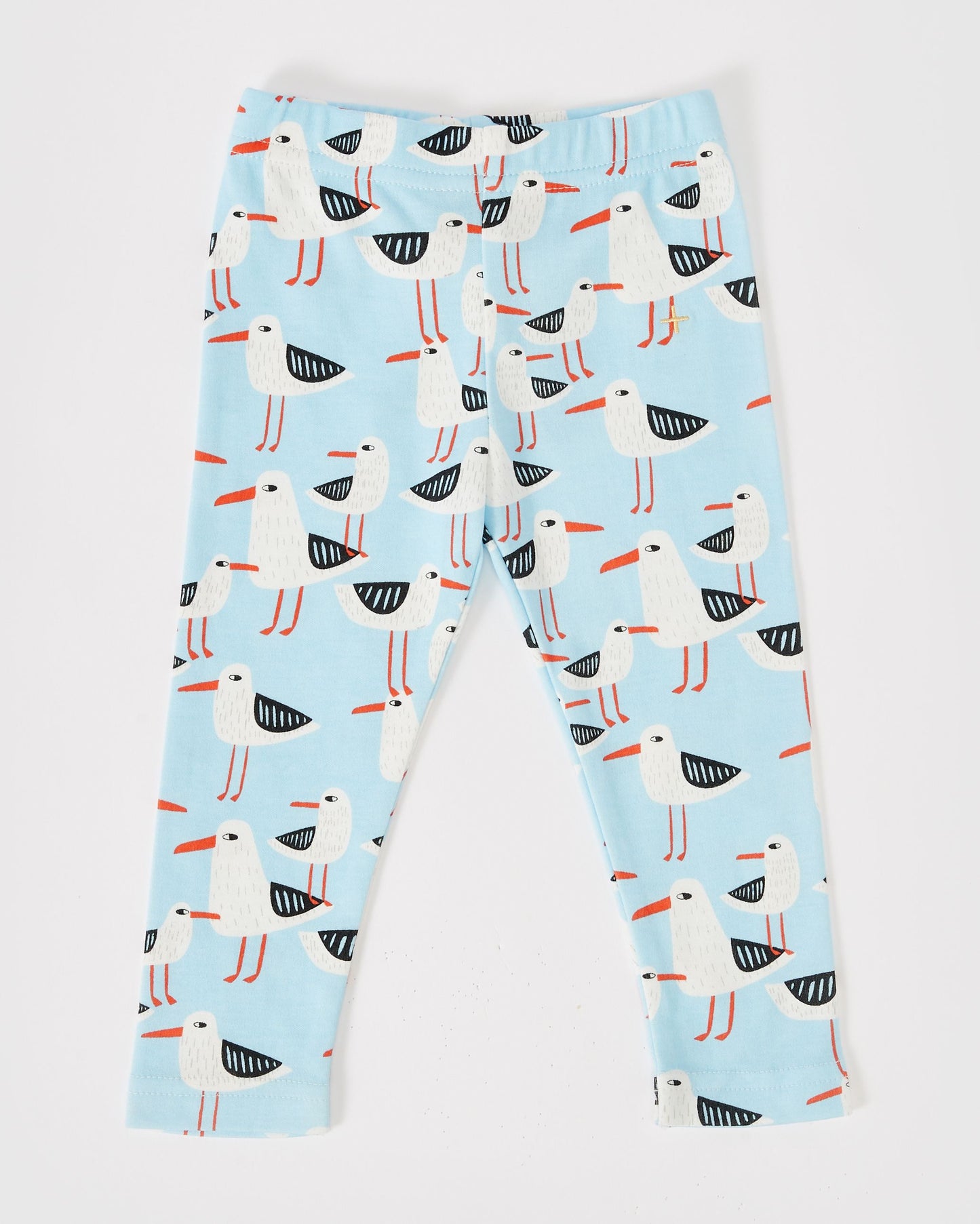 Seagulls Print Kids Leggings