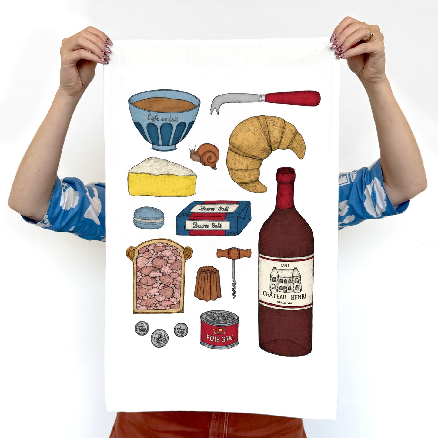 French Kitchen Tea Towel