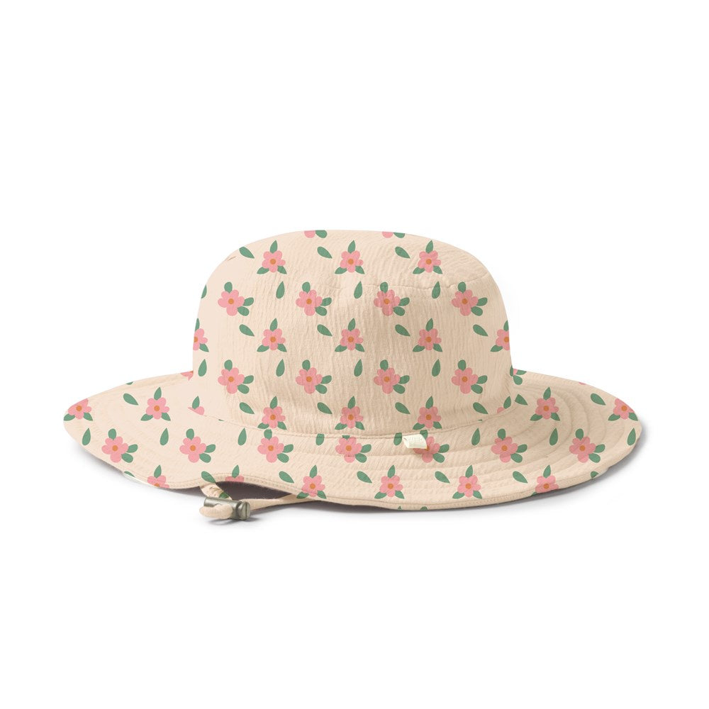 Little Blossom Organic Crinkle Baby Sun Hat