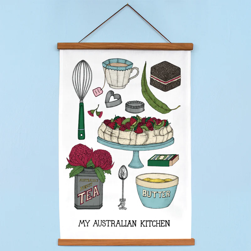 Australian Kitchen Art Tea Towel