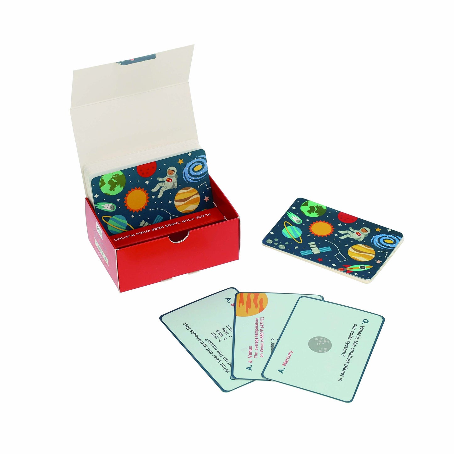 Space Trivia Quiz Cards