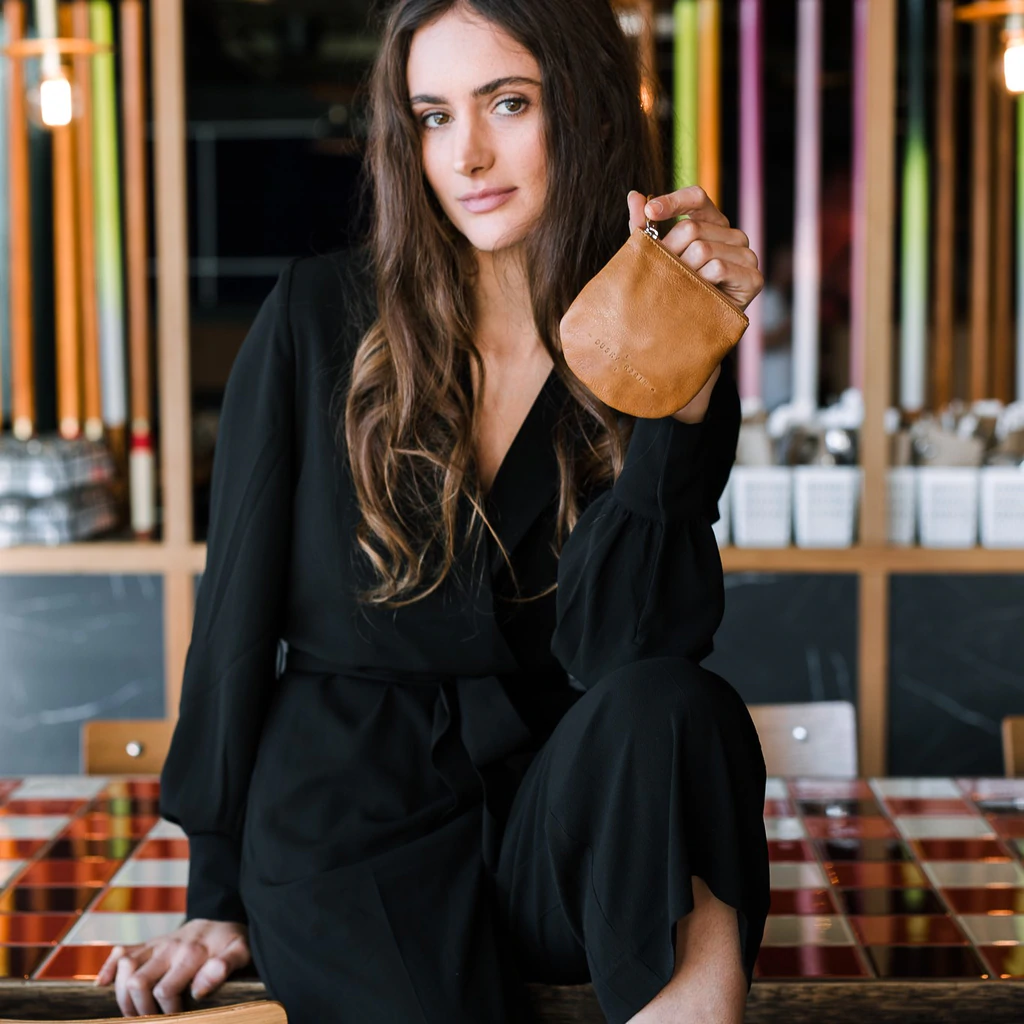 Lilly Coin Purse Tan