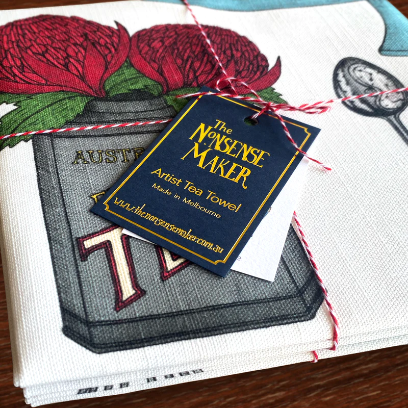 Australian Kitchen Art Tea Towel