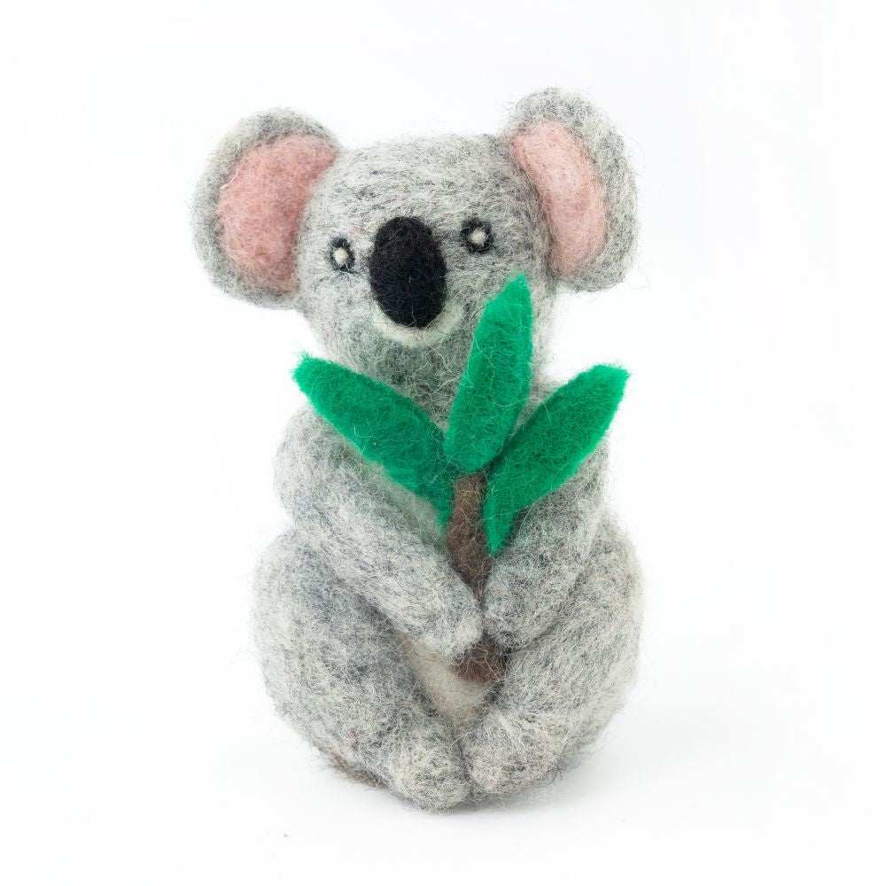 Handmade Felted Wool Koala
