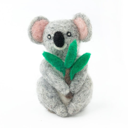 Handmade Felted Wool Koala