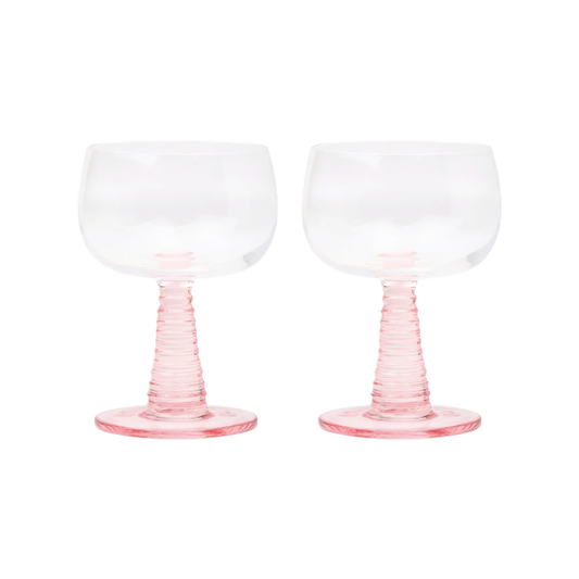 Romy Wine Glasses Blush Set of 2