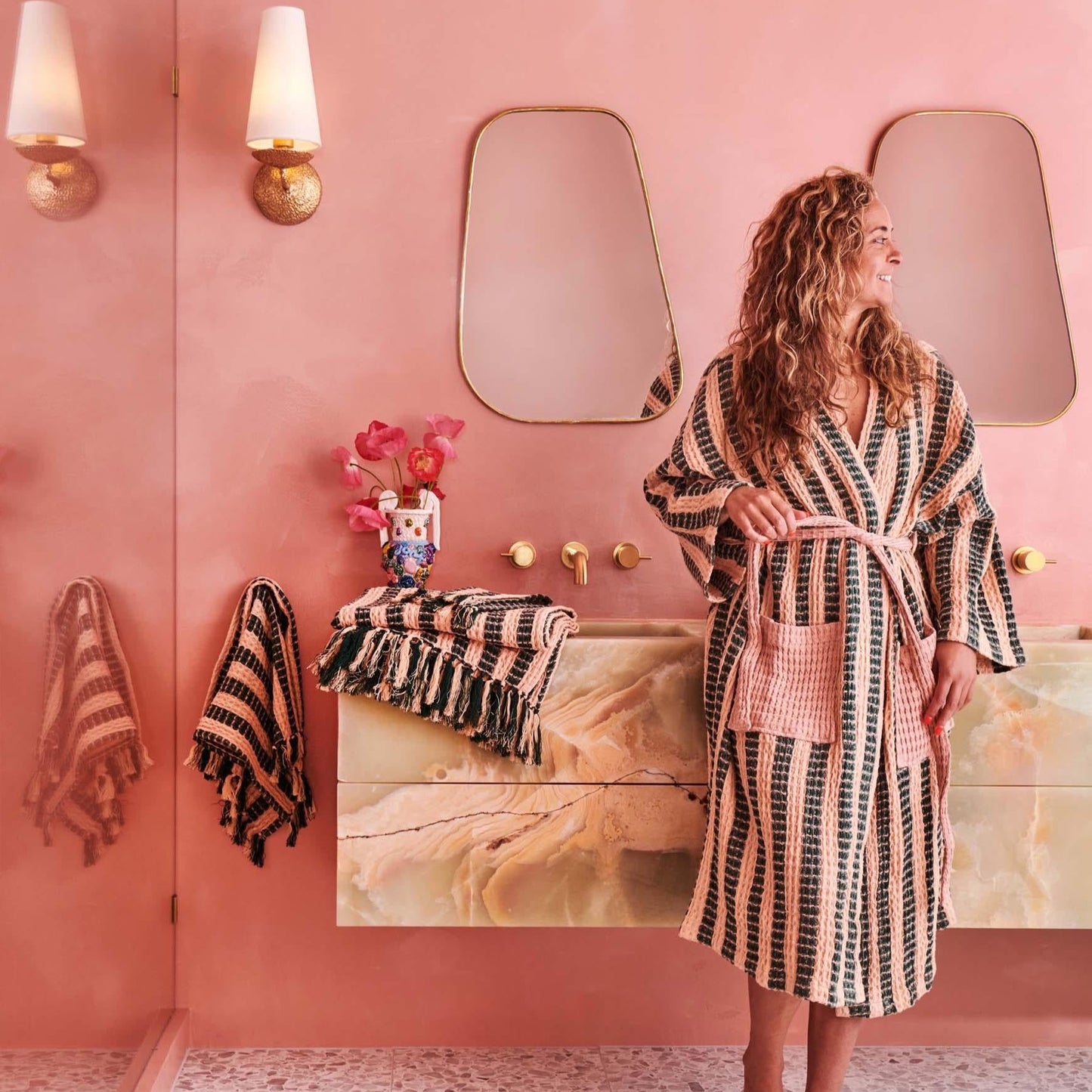 Folklore Waffle Bath Robe