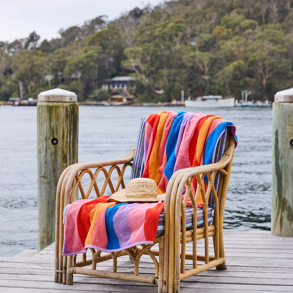 Surfs Up Terry Beach Towel