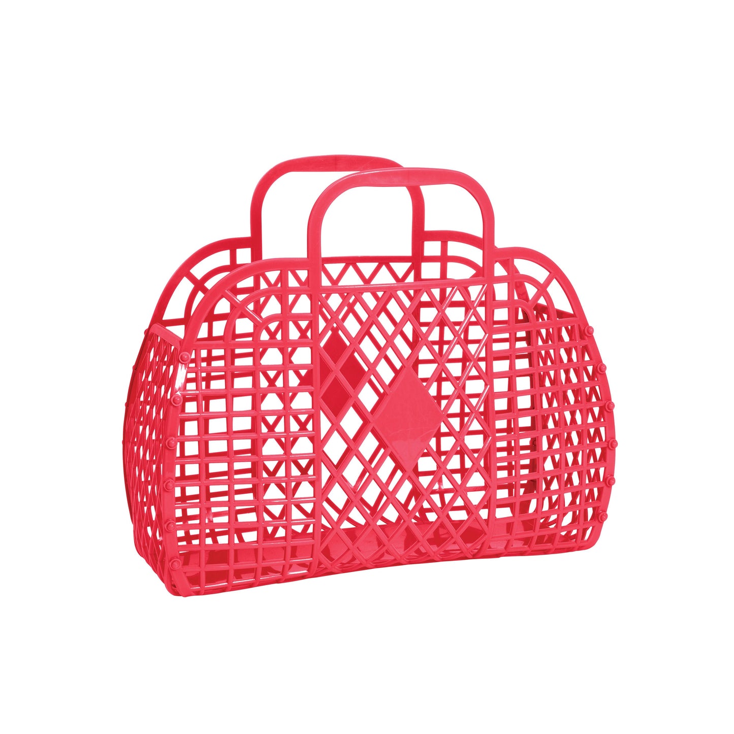 Coral Small Retro Basket