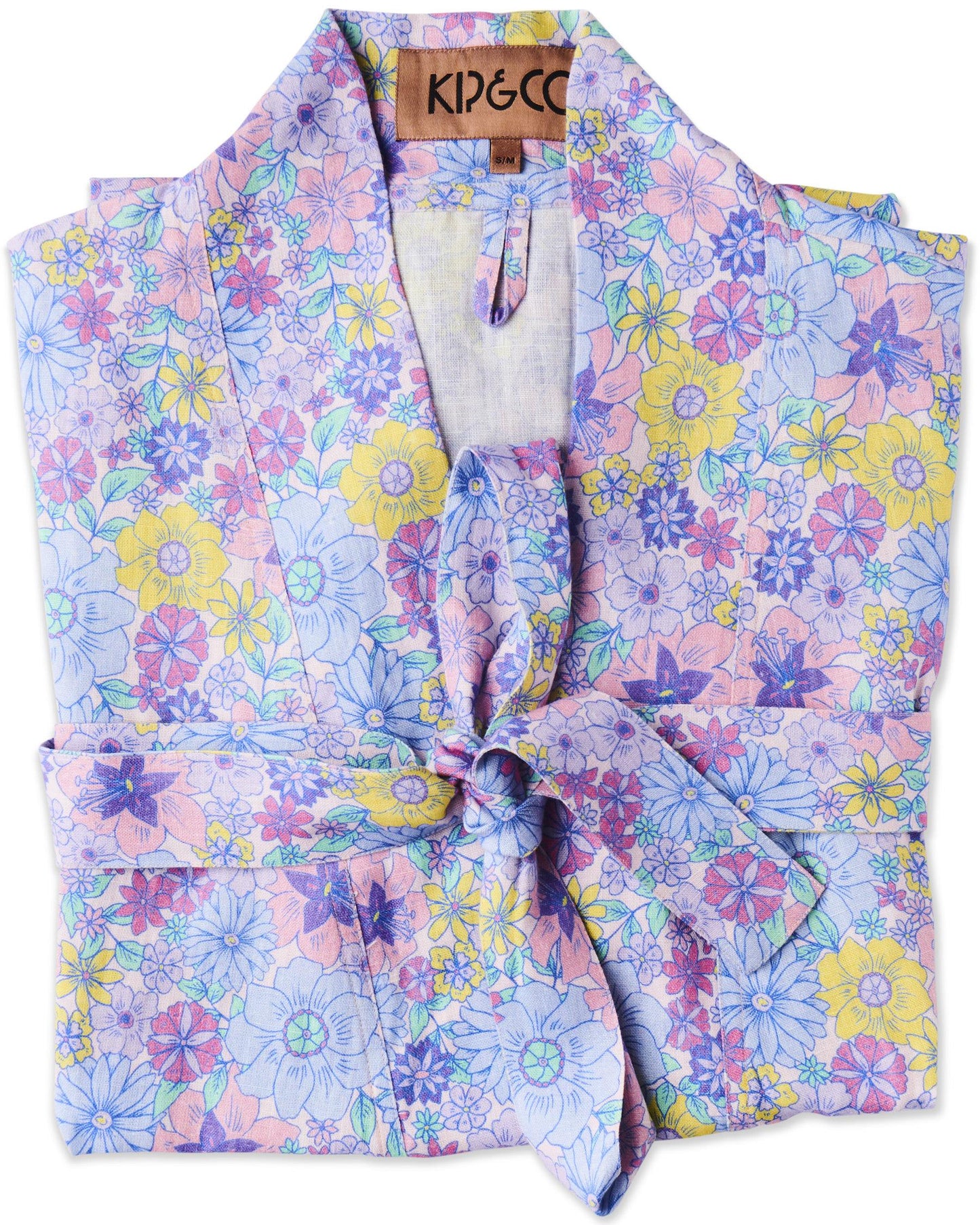 The Bunch Of Fun Linen Robe