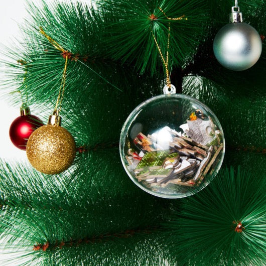 42 Piece Puzzle in Christmas Tree Ornament