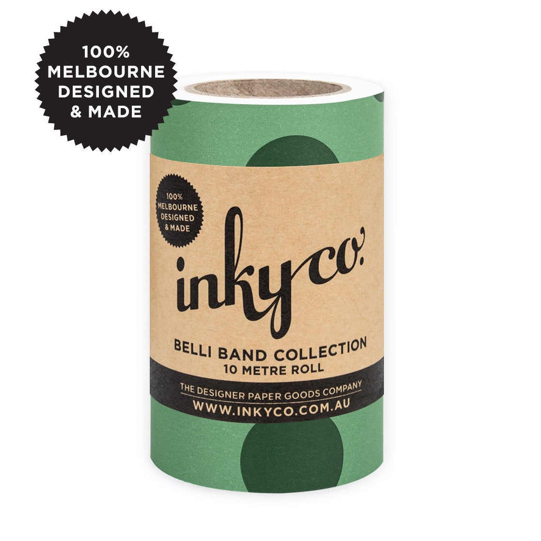 Large Dot Green Belli-Band