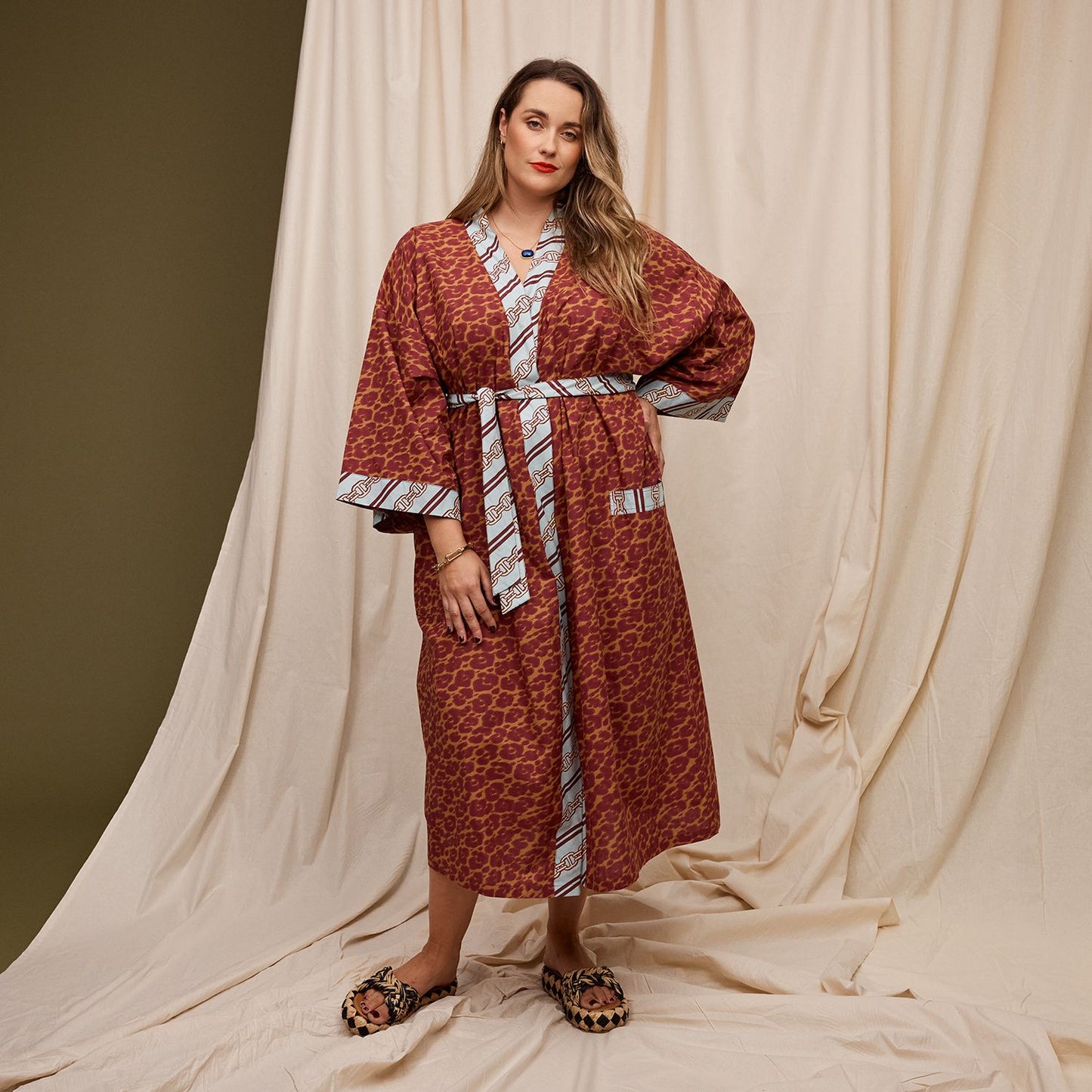 Odette Cotton Bath Robe