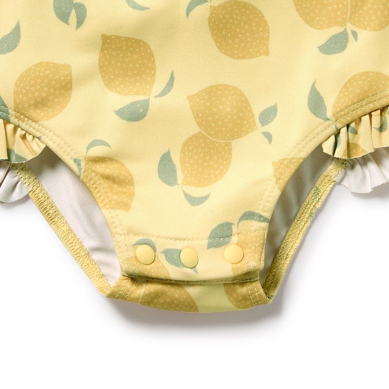 Lemon Drop Long Sleeved Swimsuit