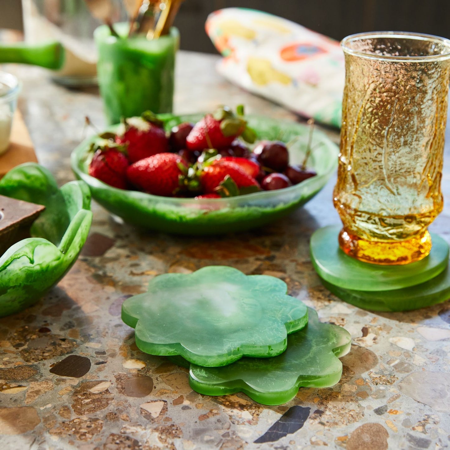 Cecilia Coasters Set of 2 - Perilla