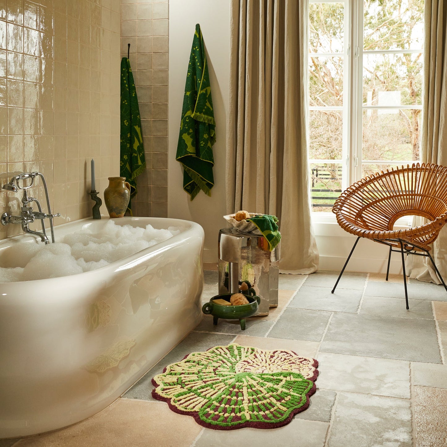 Kelp Lucia Bath Sheet