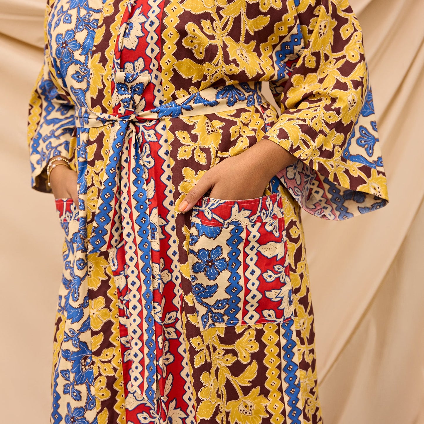 Vermillion Thea Cotton Robe