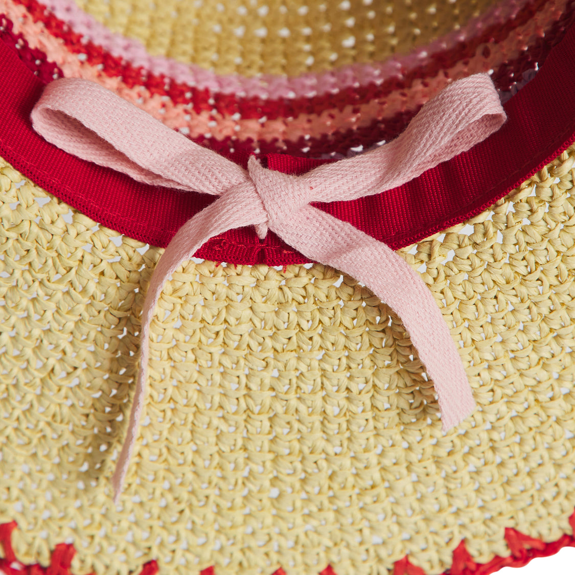 Luce Vermillion Straw Hat