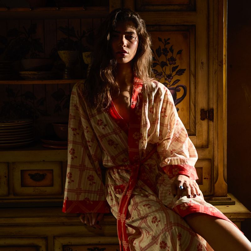 Poppy Bonny Cotton Robe