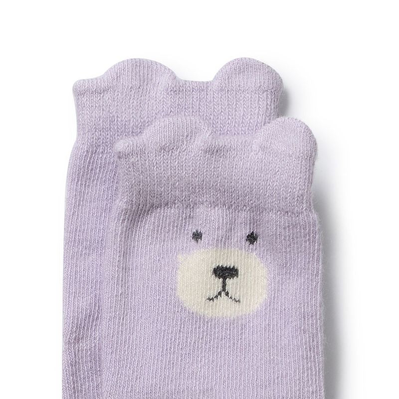 Girls Organic 4 Pack Baby Socks
