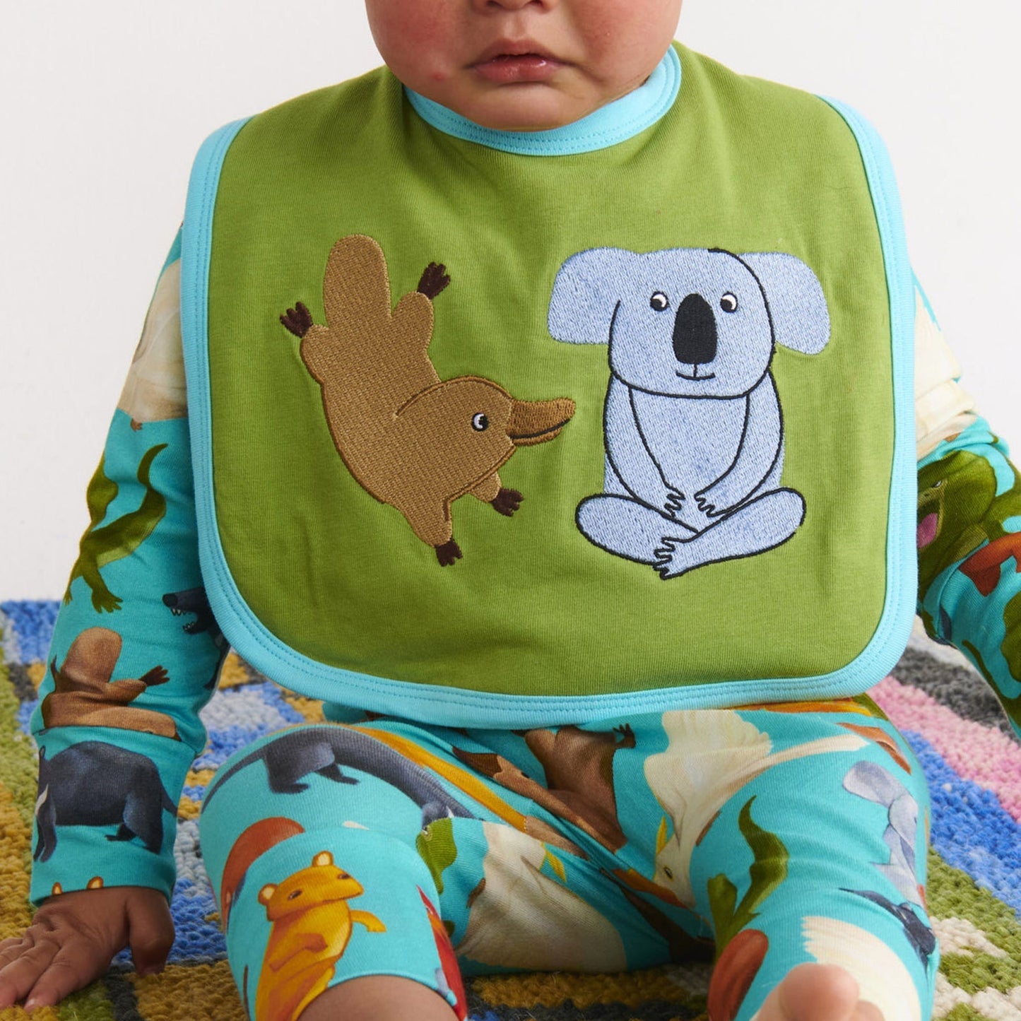 Home Among The Gum Trees Organic Cotton Bib