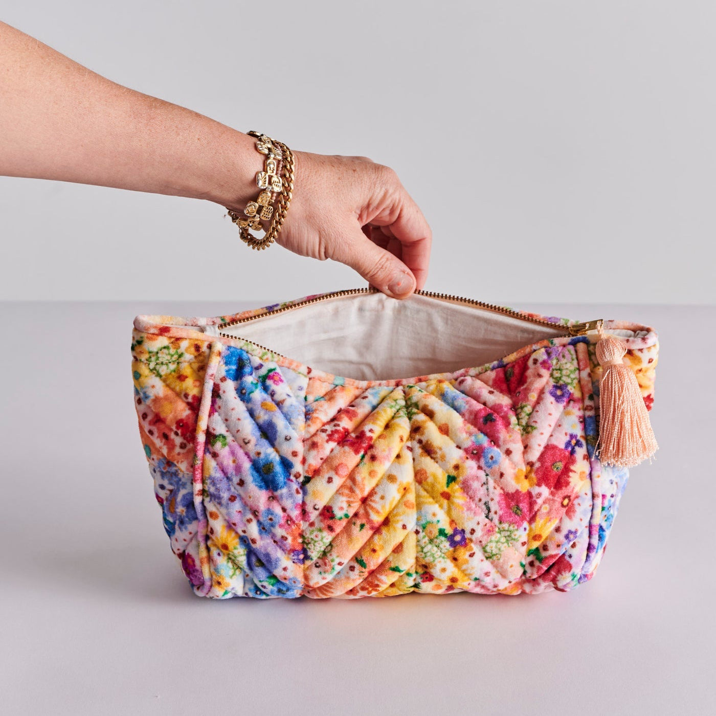 Posie Lane Velvet Toiletry Bag