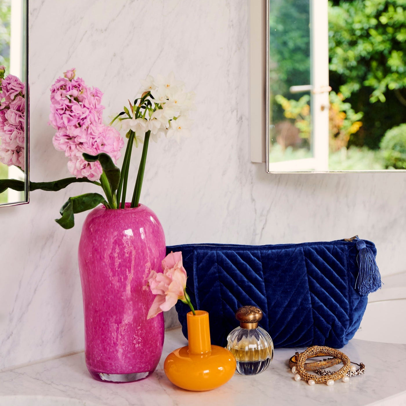 Ocean Dreamer Velvet Toiletry Bag
