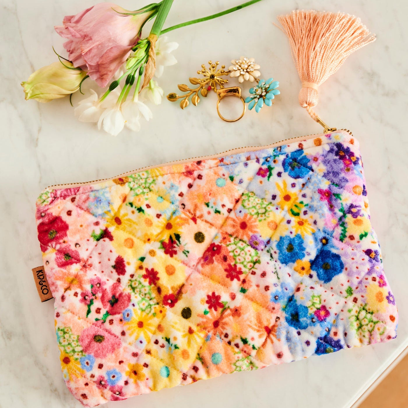 Posie Lane Velvet Cosmetics Purse