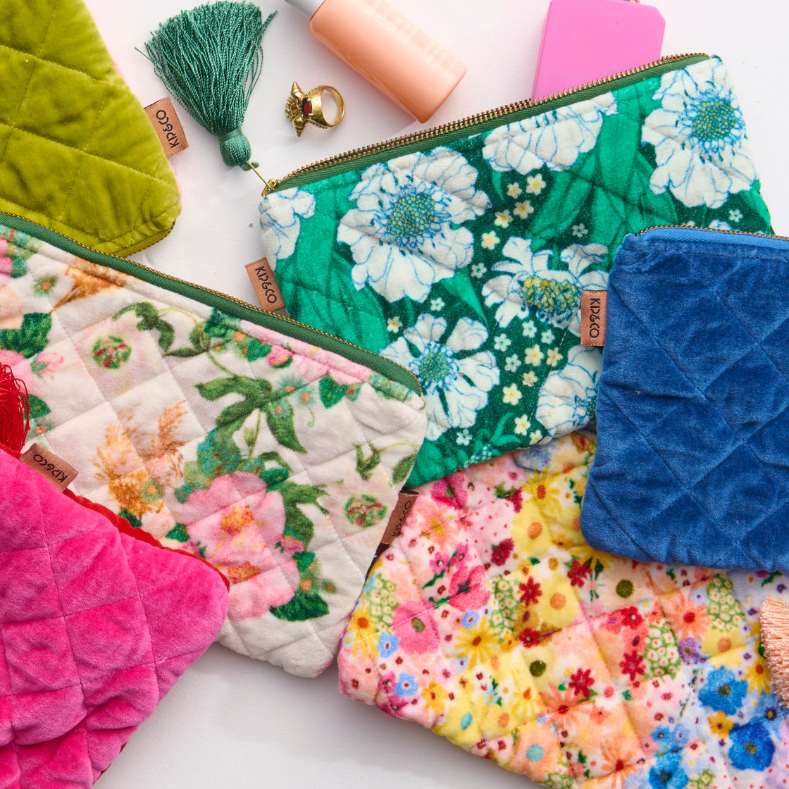 Posie Lane Velvet Cosmetics Purse