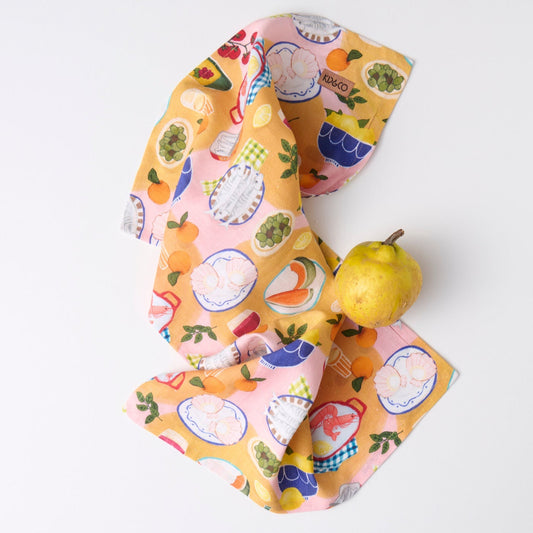 Supper Linen Tea Towel