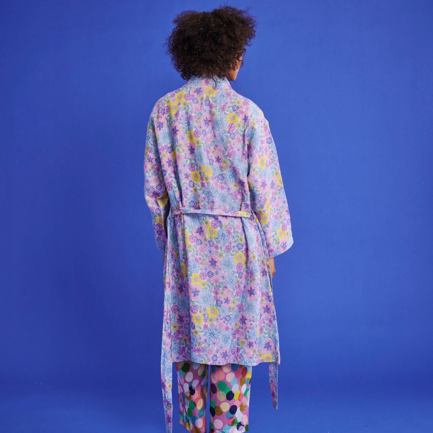 The Bunch Of Fun Linen Robe