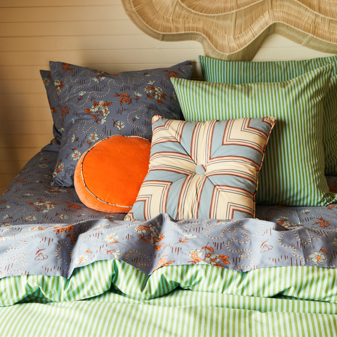 Castillo Desert Round Velvet Cushion