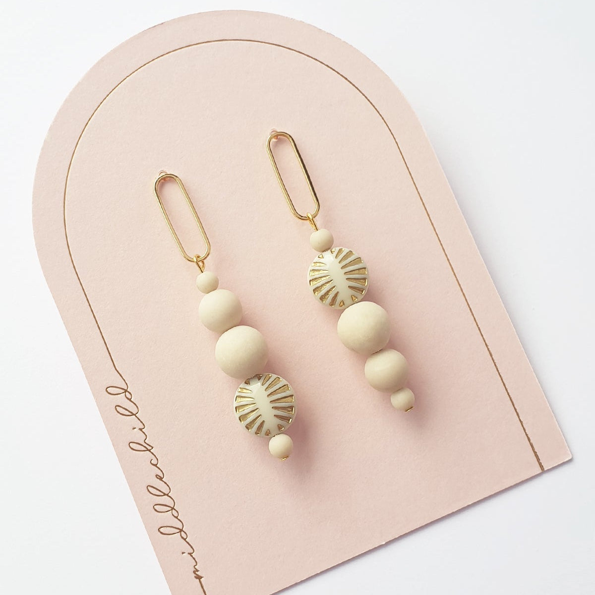 Genesis Earrings Ivory