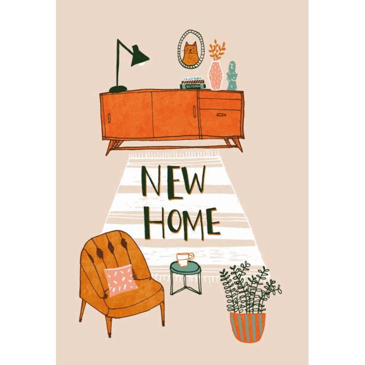 New Home Cosy Greeting Card