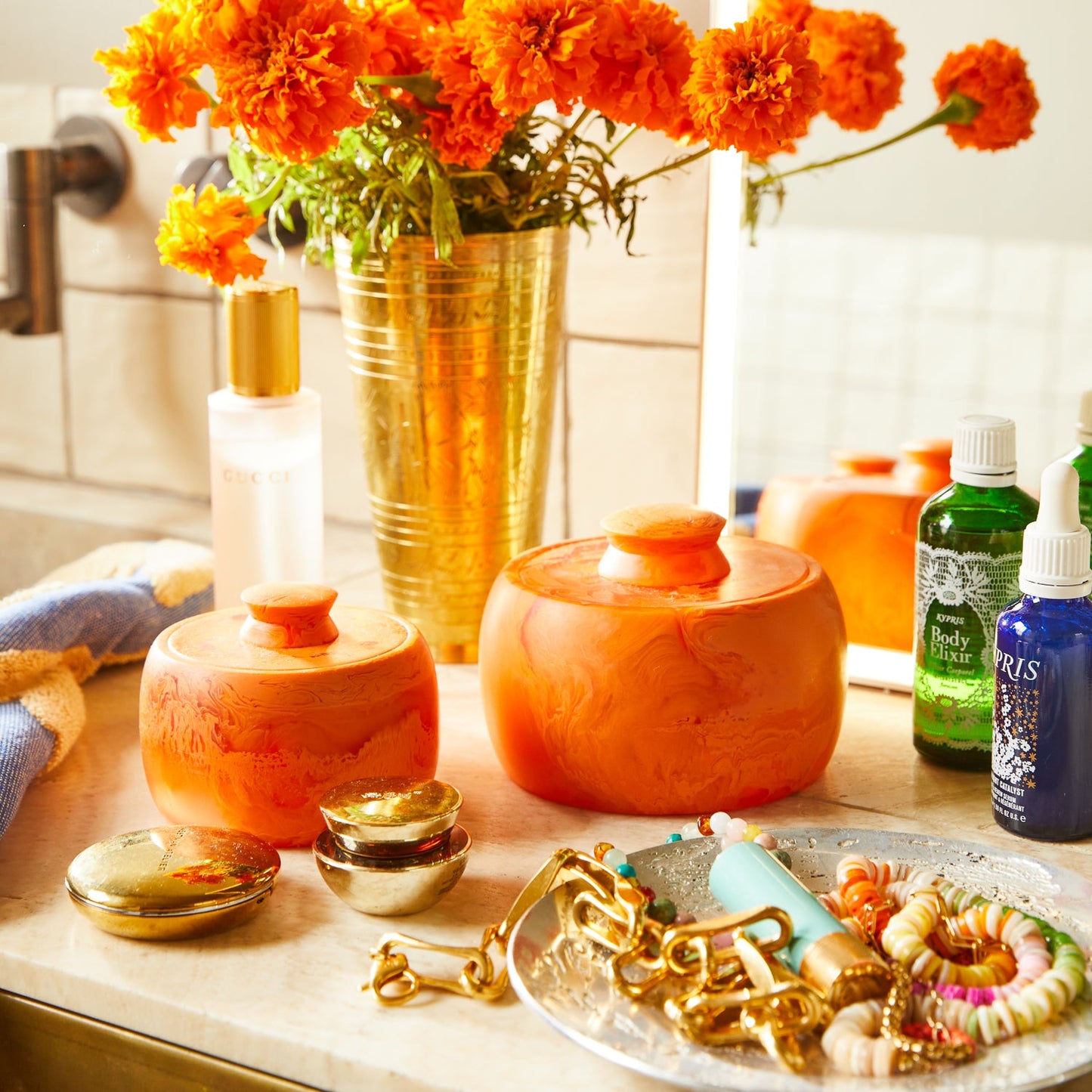 Halleck Canister Persimmon