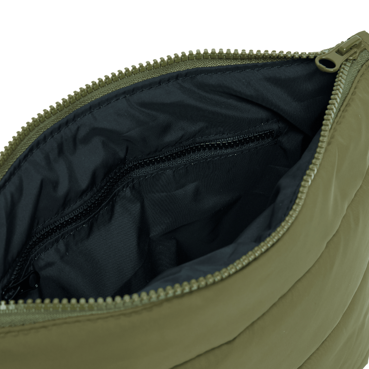 Khaki Stash Base Crossbody Bag