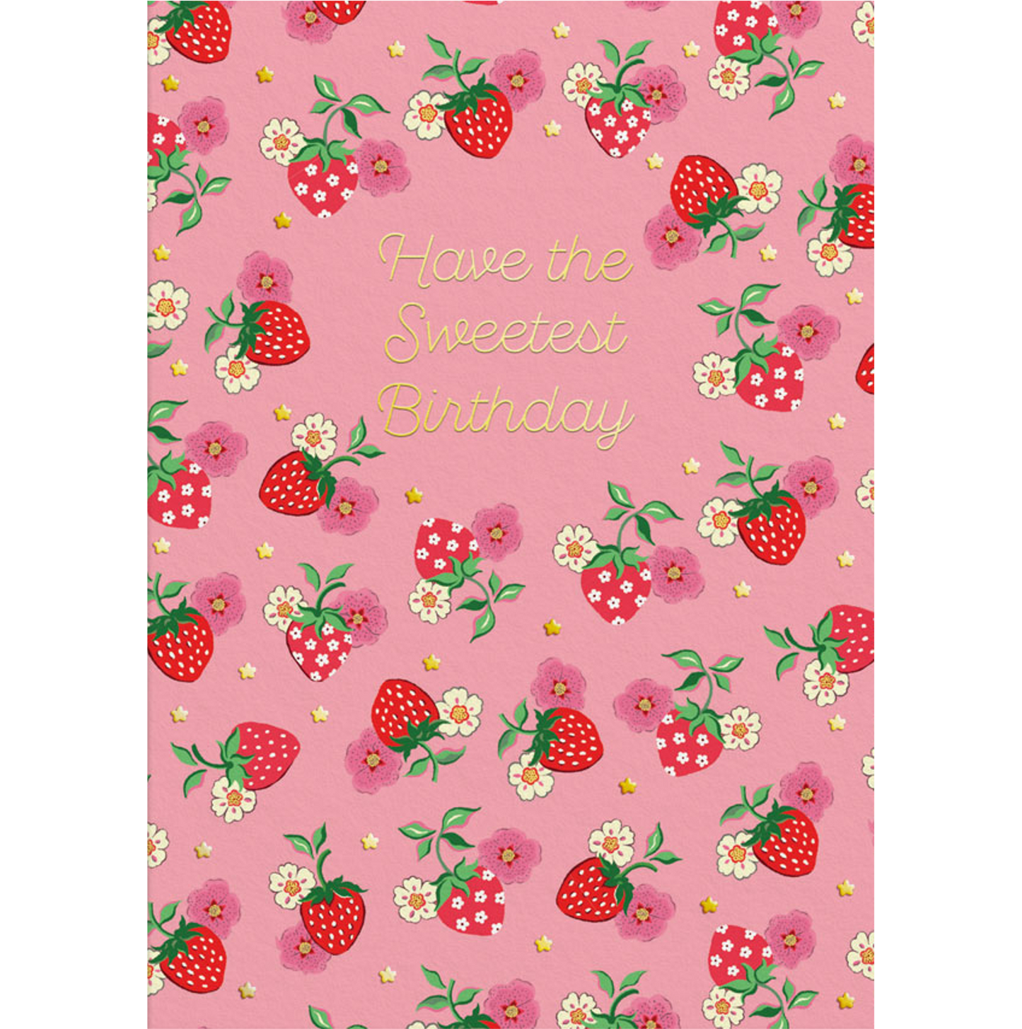 Sweetest Strawberry Greeting Card