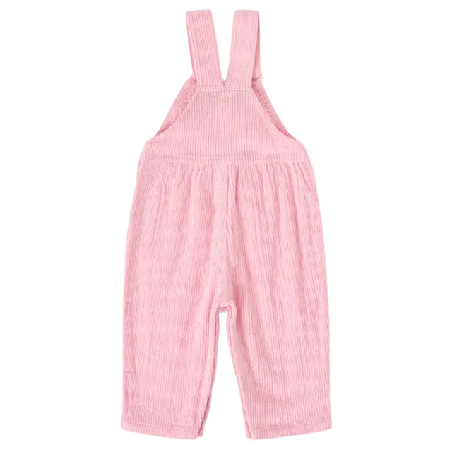 Sammy Corduroy Pink Baby Overalls