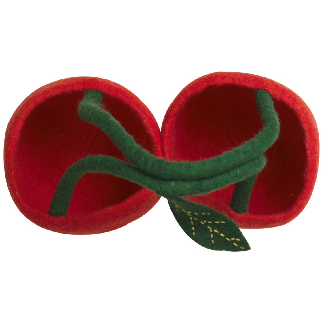 Rosella Cherry Felt Basket