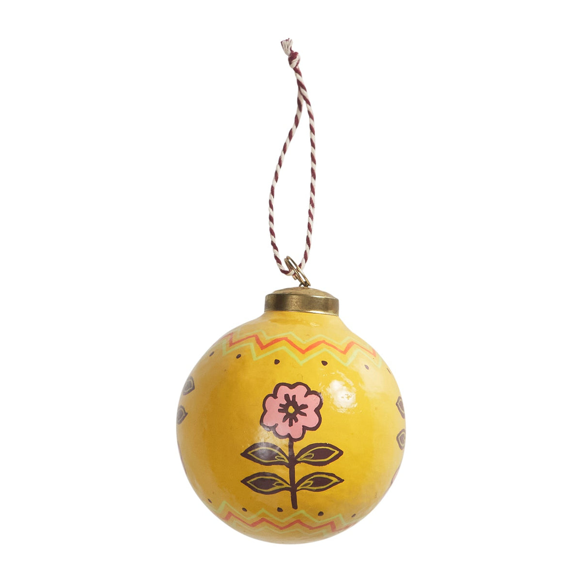 Winnie Ochre Bauble