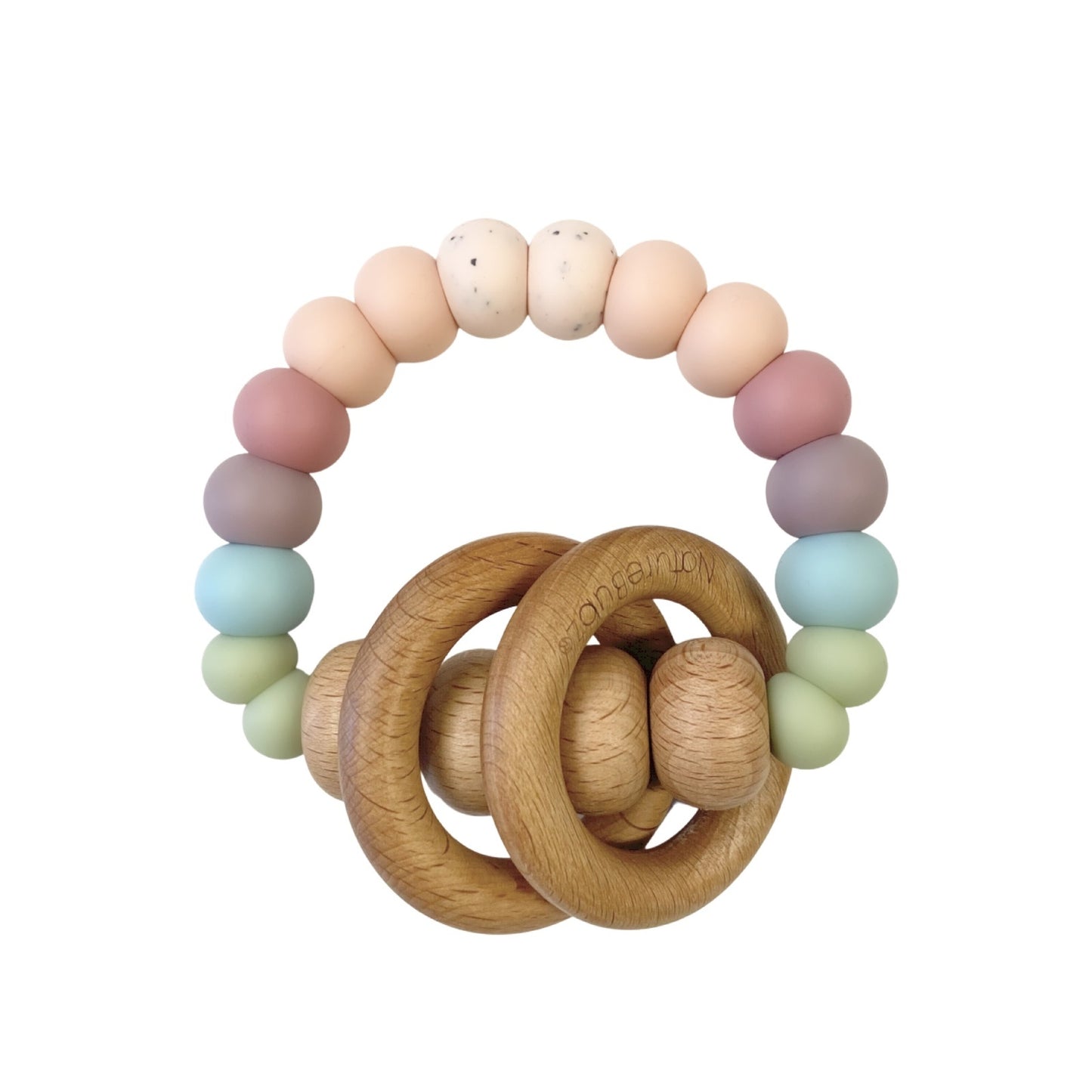 RAINBOW Rattle Teether - Vintage Rainbow