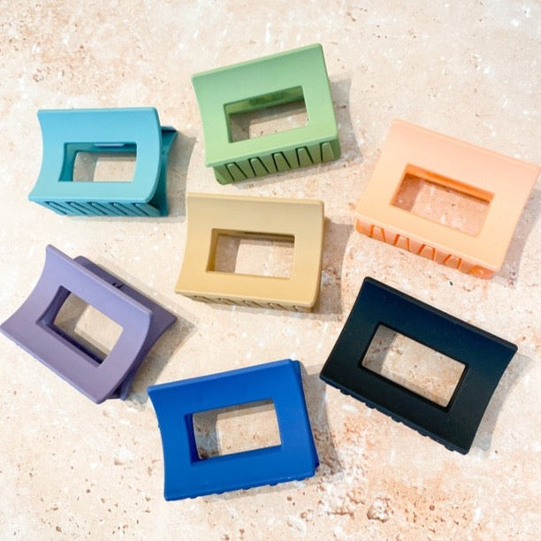 Matt Square Claw Clip
