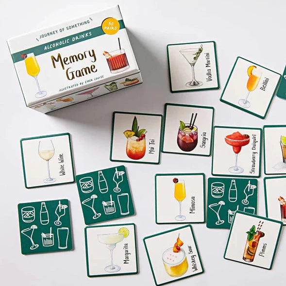 Alcoholic Drinks Memory Game