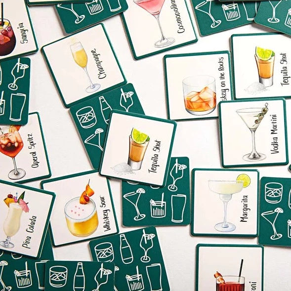 Alcoholic Drinks Memory Game