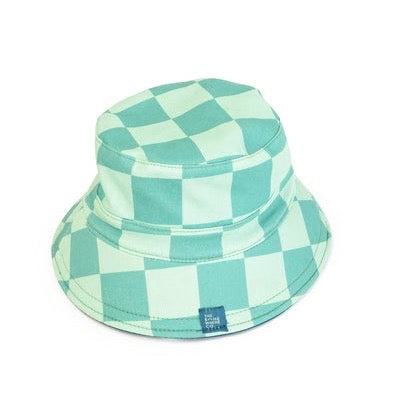 Blue & Mint Reversible Mini Bucket Hat