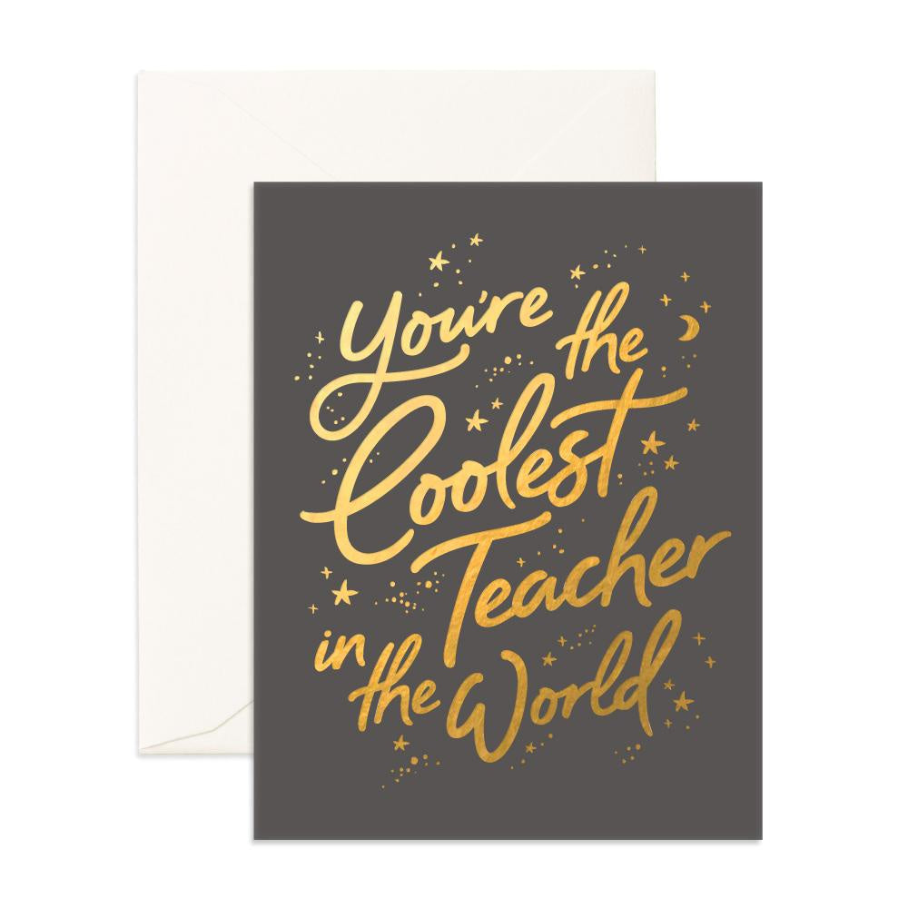 Coolest Teacher Greeting Card – Habeo Australia