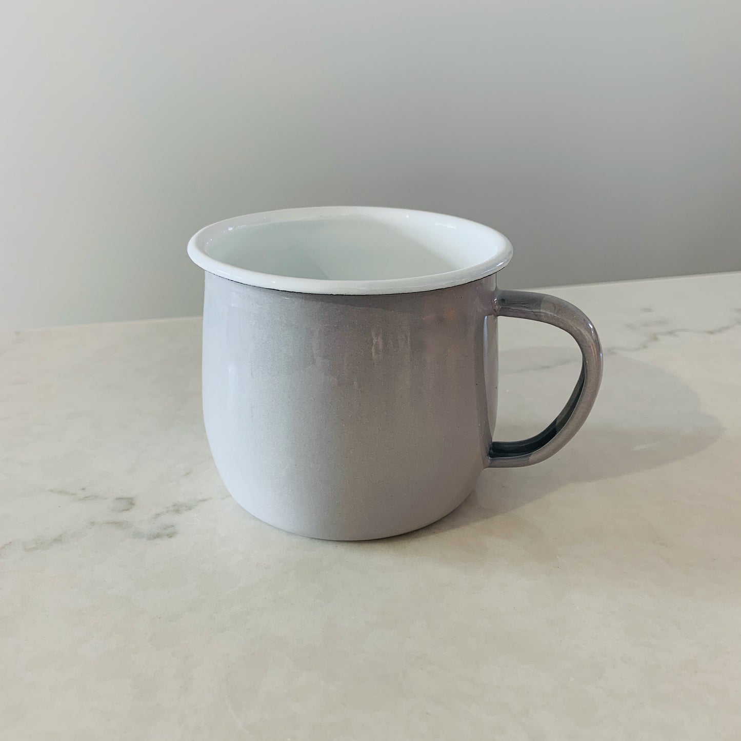 Coloured Enamel Belly Mug - 375ml