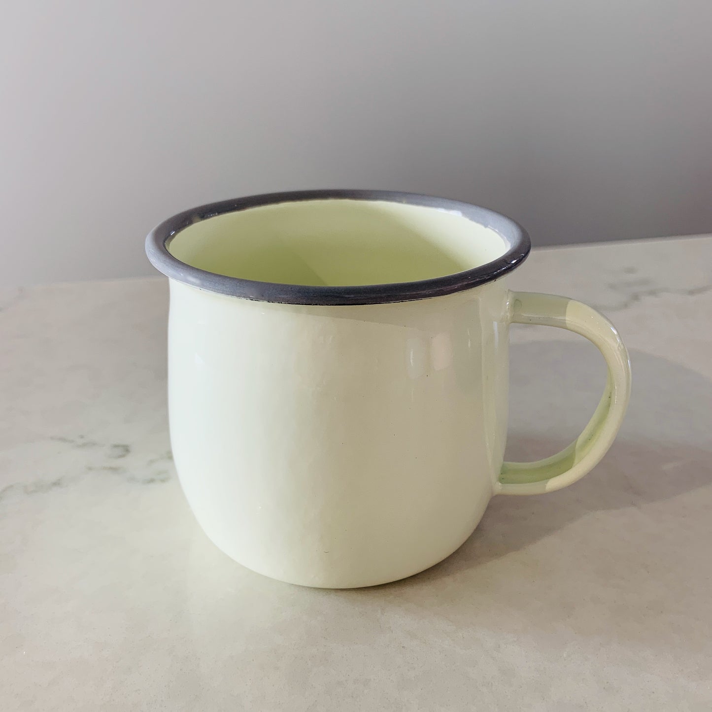 Coloured Enamel Belly Mug - 375ml