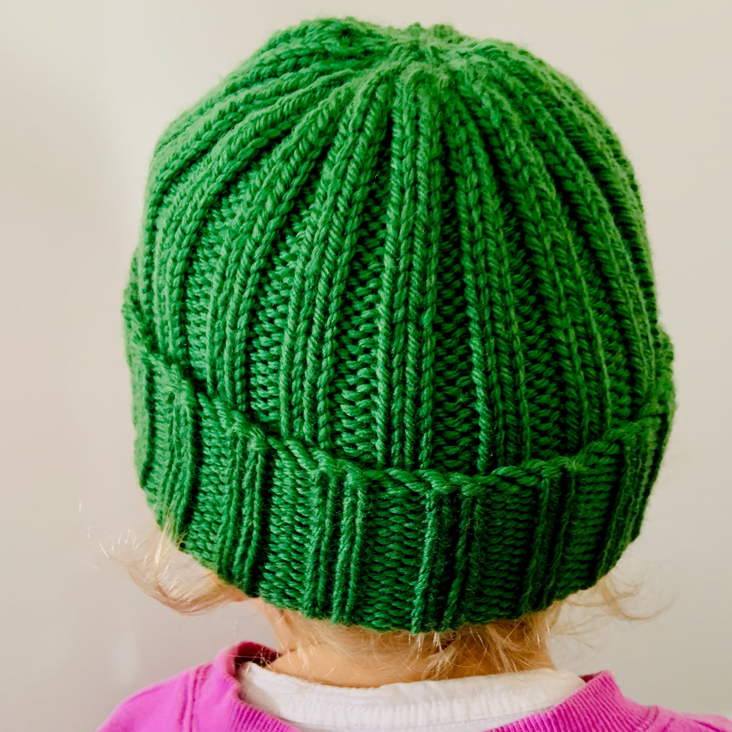 Wool Baby Beanie - Green