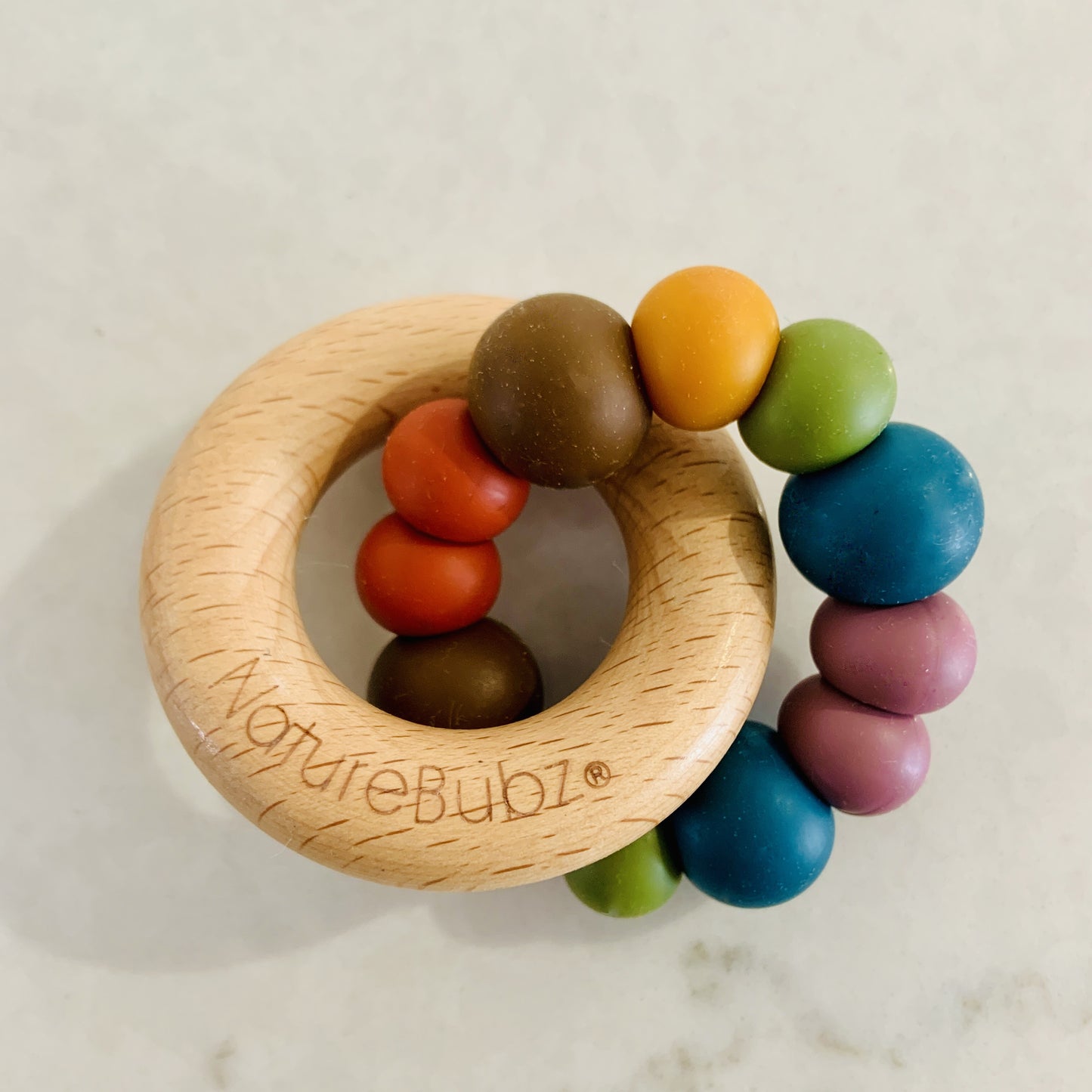 COVE Teether Retro Rainbow